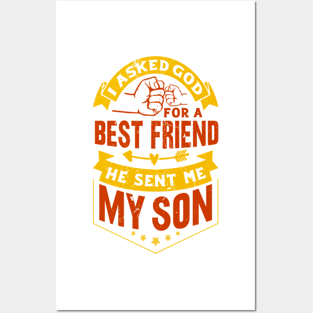 best friends my son Wall Art by walidhamza